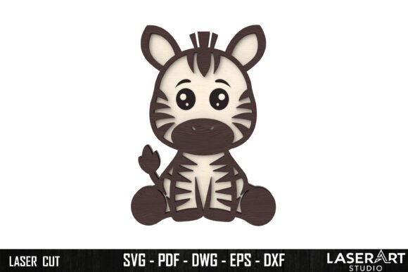 Baby Zebra Laser Cut File: Adorable Designs for Your Projects