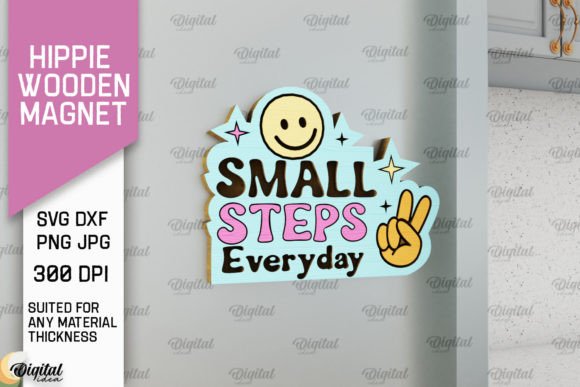 Boho Craft Files: Laser Cut Wooden Magnets