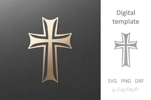 Christian Faith Cross SVG: Elegant Digital Craft Templates
