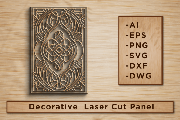 Decorative Laser Cut Panel SVG