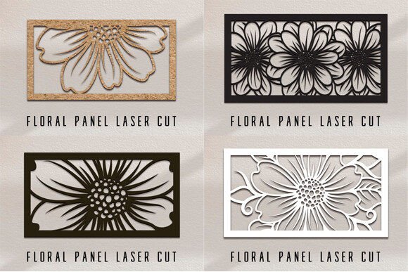 Elegant Laser Cut Floral Panels for Stunning Decor