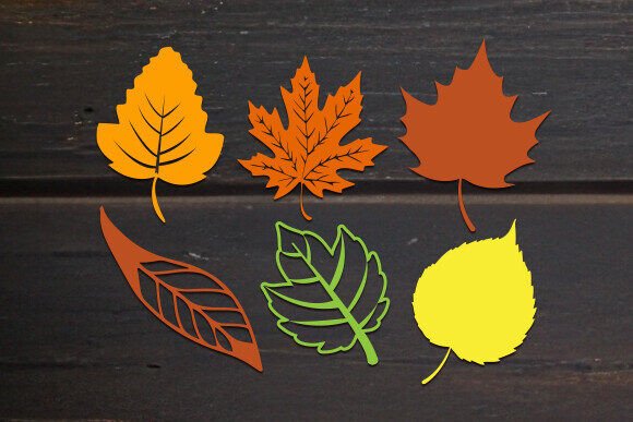 Laser Cut Fall Leaves SVG: Autumn Design Assets