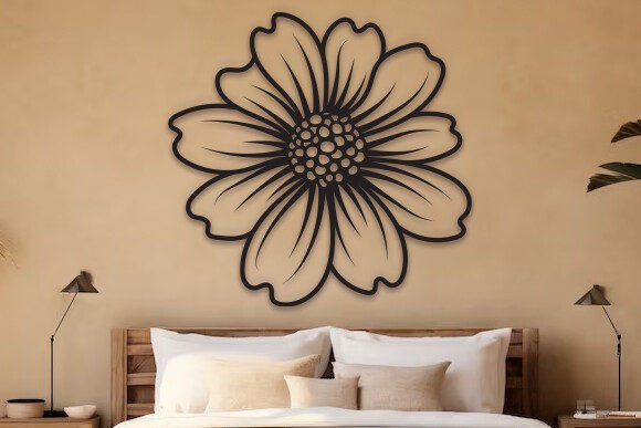 Sunflower Wall Art Laser Cut SVG
