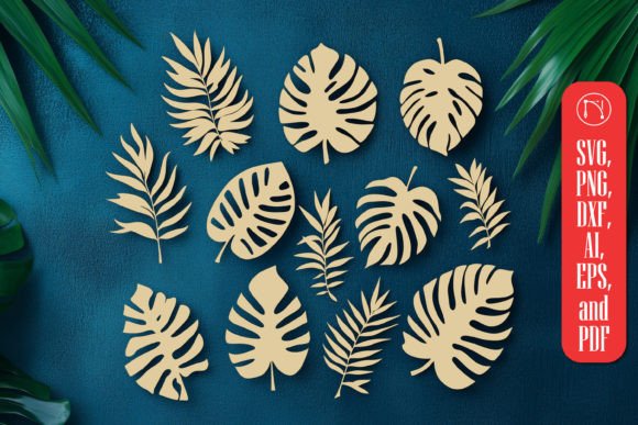 Tropical Leaves SVG Bundle: Design with Nature's Beauty